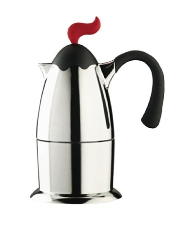 Casa Bugatti Volcano 6-cup Espresso Maker, Stainless