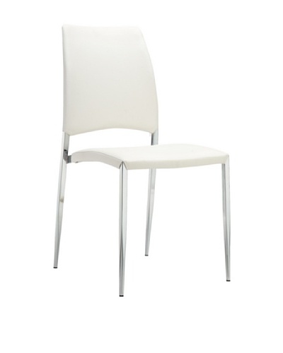 Casabianca Furniture Romance Dining Chair, White