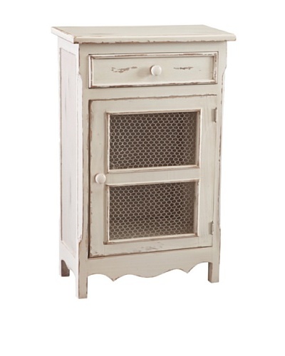 CasaMia Bordeaux 1-Door Wire Front Cabinet