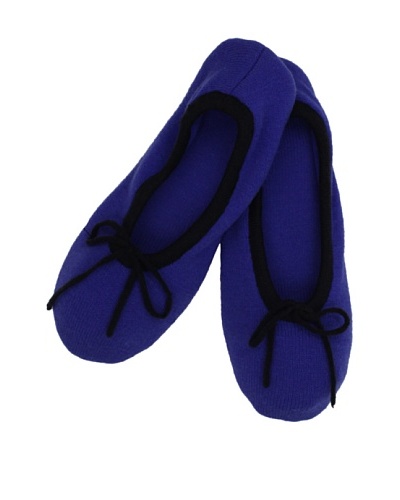 a&R Cashmere Slippers with 2 Tone Trim