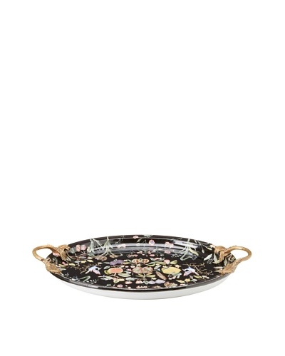 Castilian Tray [Black Floral]