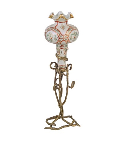 Castilian Floral Vase, Off-White