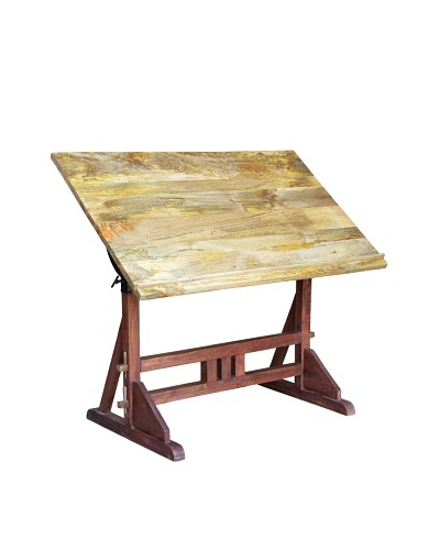 CDI Industrial Draft Desk, Natural