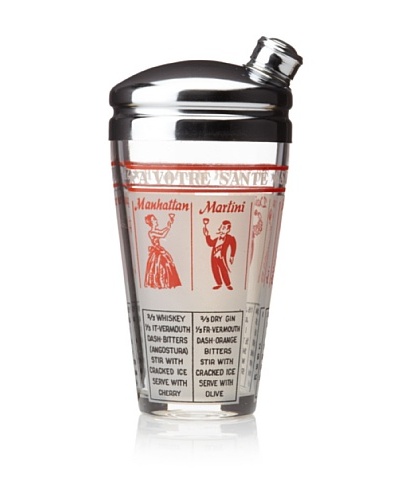 Short “To Your Health” Shaker, 1950’s