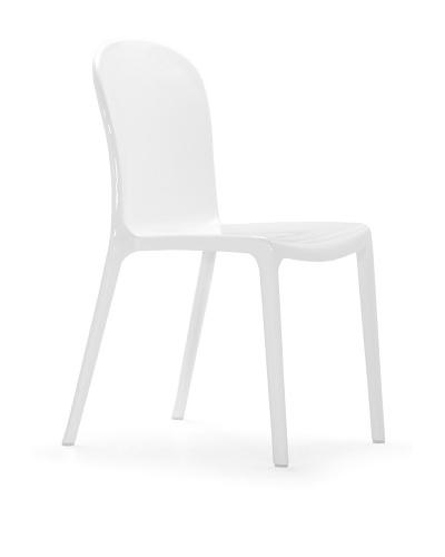 Zuo Set of 4 Gumdrop Stacking Outdoor Dining Chairs