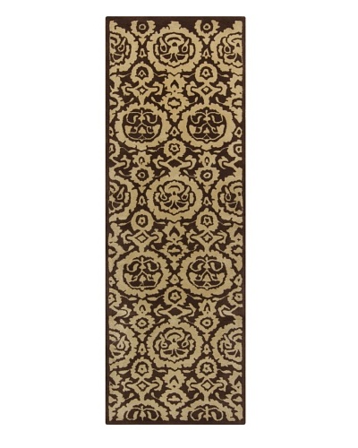 Chandra Fresca Rug, Brown, 2' 6 x 7' 6 Runner