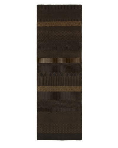 Chandra Kiri Rug, Brown, 2′ 6″ x 7′ 6″ Runner