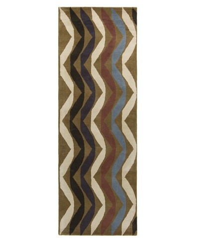 Chandra Lepley Rug, Multi, 2' 6 x 7' 6 Runner