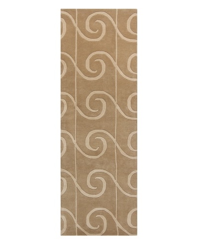 Chandra Janelle Rug, Tan, 2′ 6″ x 7′ 6″ Runner