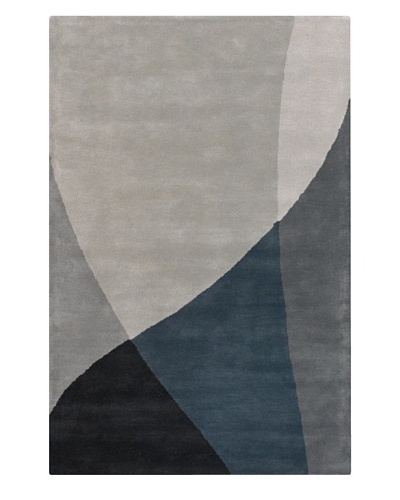 Chandra Hudson Rug, Grey, 5′ x 7′ 6″