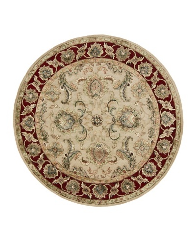 Chandra Bliss Rug, Cream/Red, 7' 9 Round