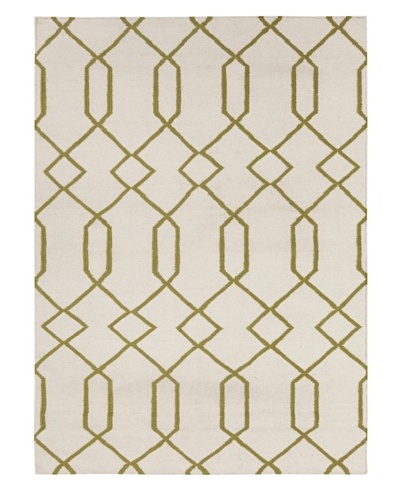 Chandra Jagger Rug, Beige/Olive, 3' x 5'