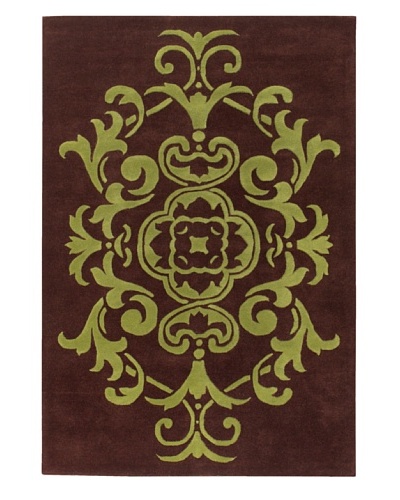 Chandra Venetian Rug [Brown/Green]