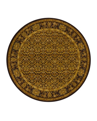 Chandra Metro Rug, Brown, 7′ 9″ Round