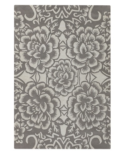 Chandra Counterfeit Studio Hand Tufted Wool Rug [Grey]