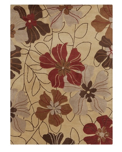 Chandra Stella Rug, Beige, 5' x 7'