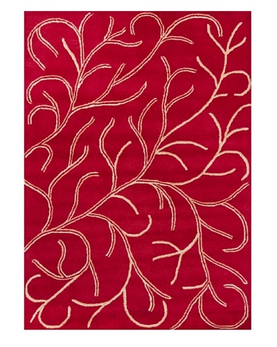 Chandra Bajrang Rug [Bright Red]