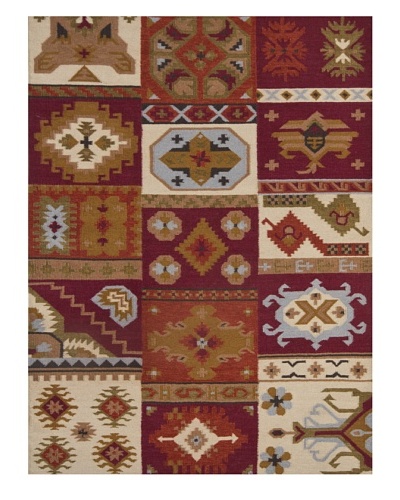 Chandra Patchwork Rug, Multi, 5′ x 7′