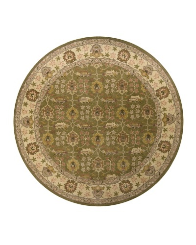 Chandra Adonia Rug, Green, 7' 9 Round