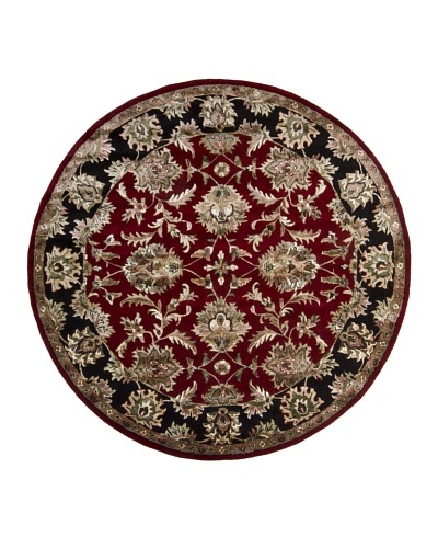 Chandra Bliss Rug, Red/Green, 7' 9 Round