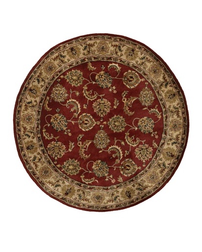 Chandra Dream Rug, Burgundy, 5′ 9″ Round