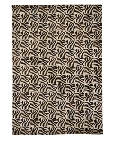 Chandra Sumatra Hide Rug, Brown, 3′ x 5′