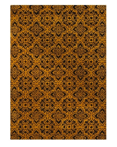 Chandra Bajrang Rug [Orange/Black]