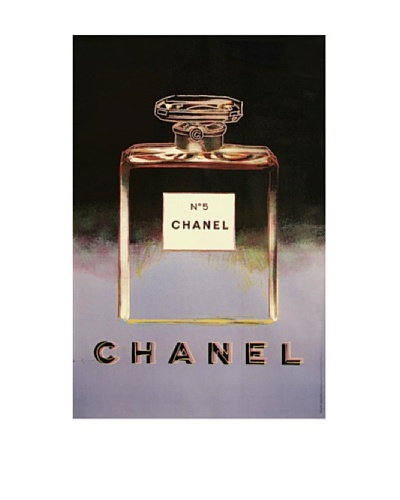 Rare CHANEL No. 5 Andy Warhol Ad Poster c1997