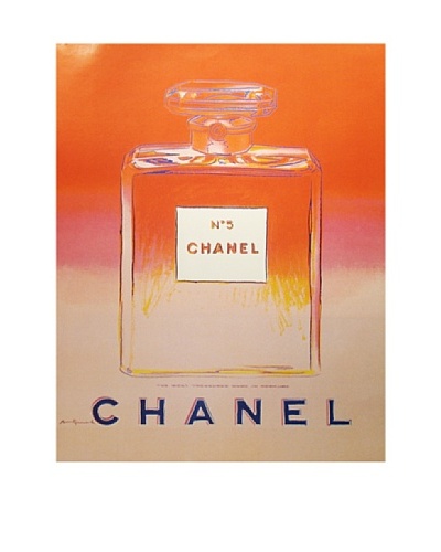 CHANEL No. 5 Andy Warhol Ad Poster c1997