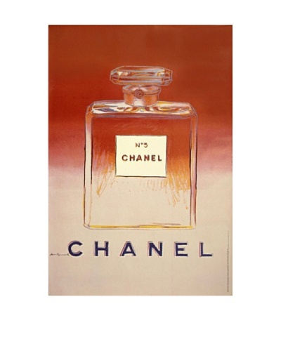 Most Rare CHANEL No. 5 Andy Warhol Ad Poster c1997