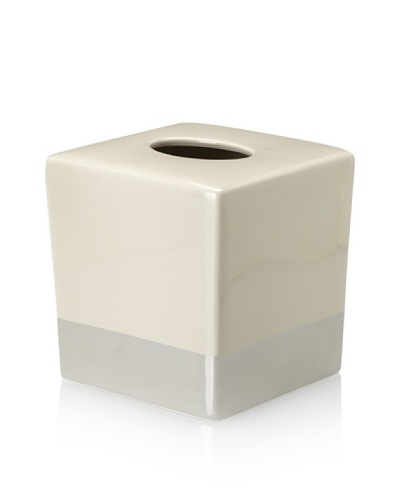 Charisma Classic Stripe Tissue Box [Stone]