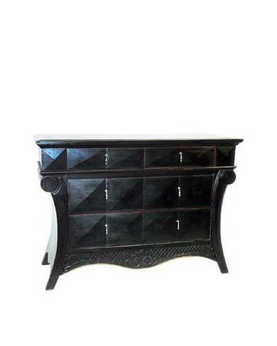 Charleston Paris Chest, Antique Black