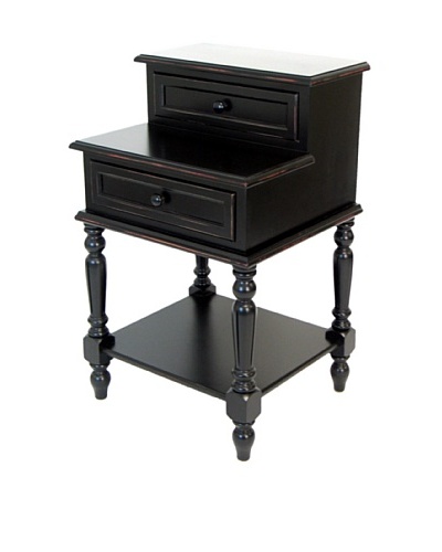 Charleston Classic End Table, Black