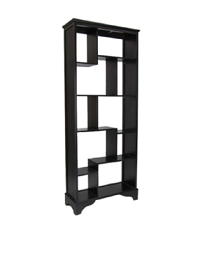 Charleston Vertical Display Unit, Dark Brown