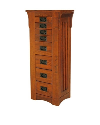 Charleston Jewelry Storage, Oak