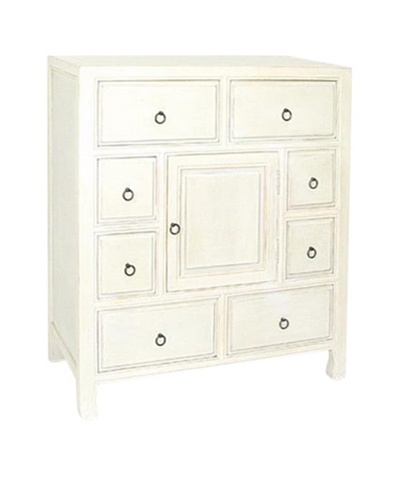 Charleston Suchow Apothecary Chest, Whitewash