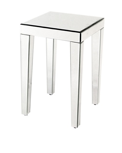 Charleston Beveled Mirror End Table