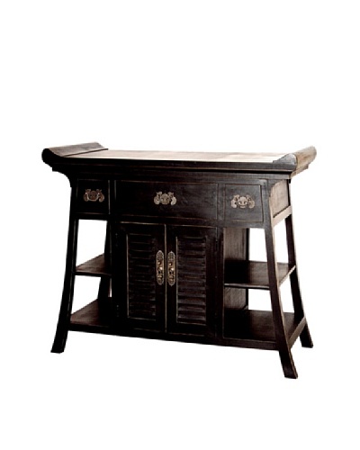 Charleston Fullhouse Alter Table, Antique Black