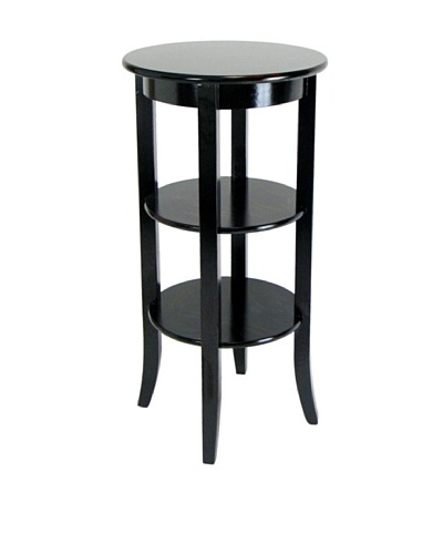 Charleston Wallace Pedestal, Antique Black