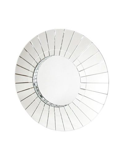 Charleston Kiren Round Beveled Mirror