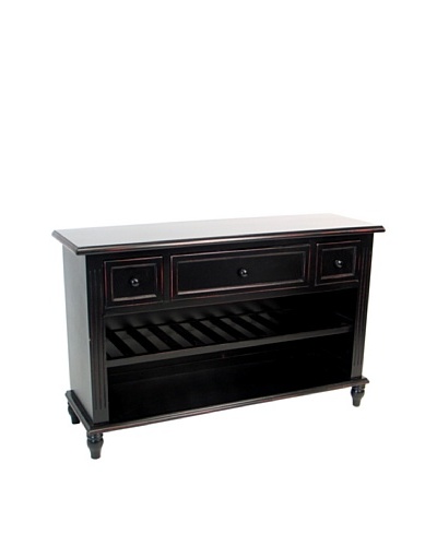 Charleston Wine Sideboard, Black