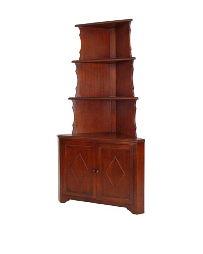 Charleston Corner Display, Brown