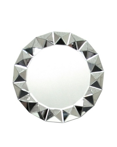 Charleston Farthing Round Beveled Mirror