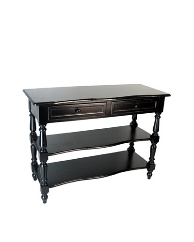 Charleston Sofa Table, Black