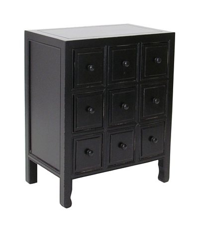 Charleston Suchow CD Chest, Antique Black