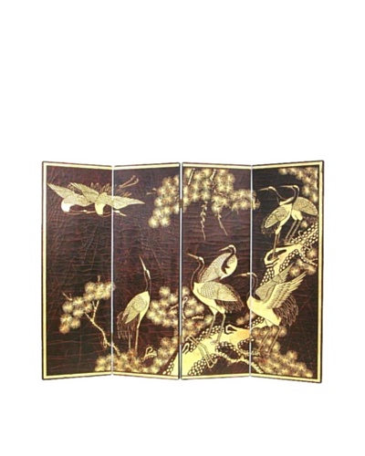 Charleston Wall Screen, Black/Gold