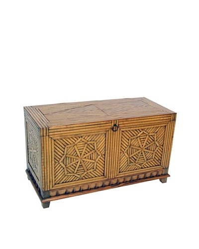 Charleston Bamboo Trunk, Honey Brown