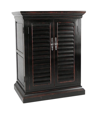 Charleston Winslau TV Cabinet, Antique Black