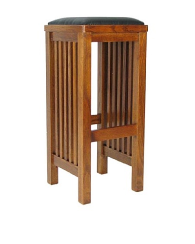 Charleston Barstool, Oak Finish