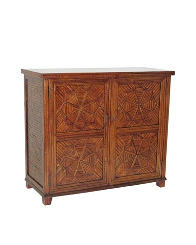 Charleston Bamboo Cabinet, Walnut